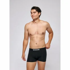 Snocks Unterwäsche<· Premium Boxershorts mit Logo Schwarz