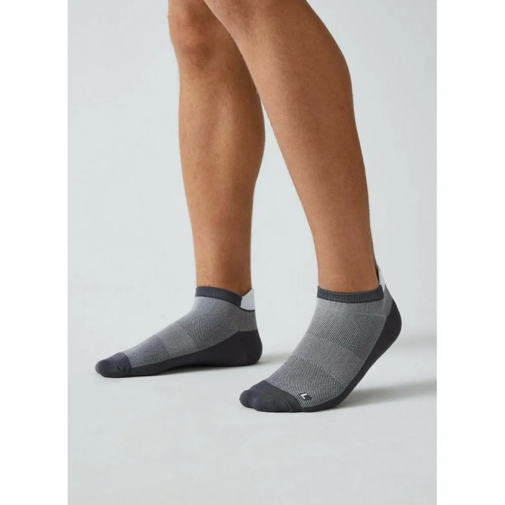 Snocks Socken|Socken<· Tiefe Laufsocken Grau
