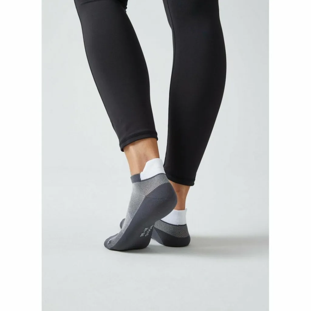 Snocks Socken|Socken<· Tiefe Laufsocken Grau