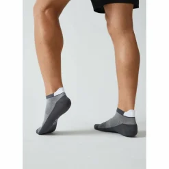 Snocks Socken|Socken<· Tiefe Laufsocken Grau