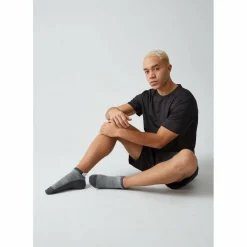 Snocks Socken|Socken<· Tiefe Laufsocken Grau