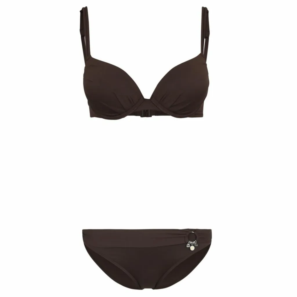 S.OLIVER Schwimmen|Schwimmen<· Push-Up-Bikini braun