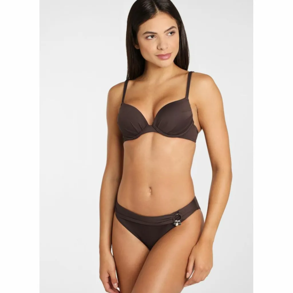 S.OLIVER Schwimmen|Schwimmen<· Push-Up-Bikini braun