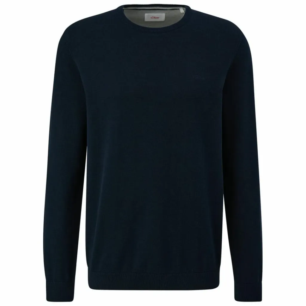 S.OLIVER Pullover & Sweats<· Strickpullover Dunkelblau