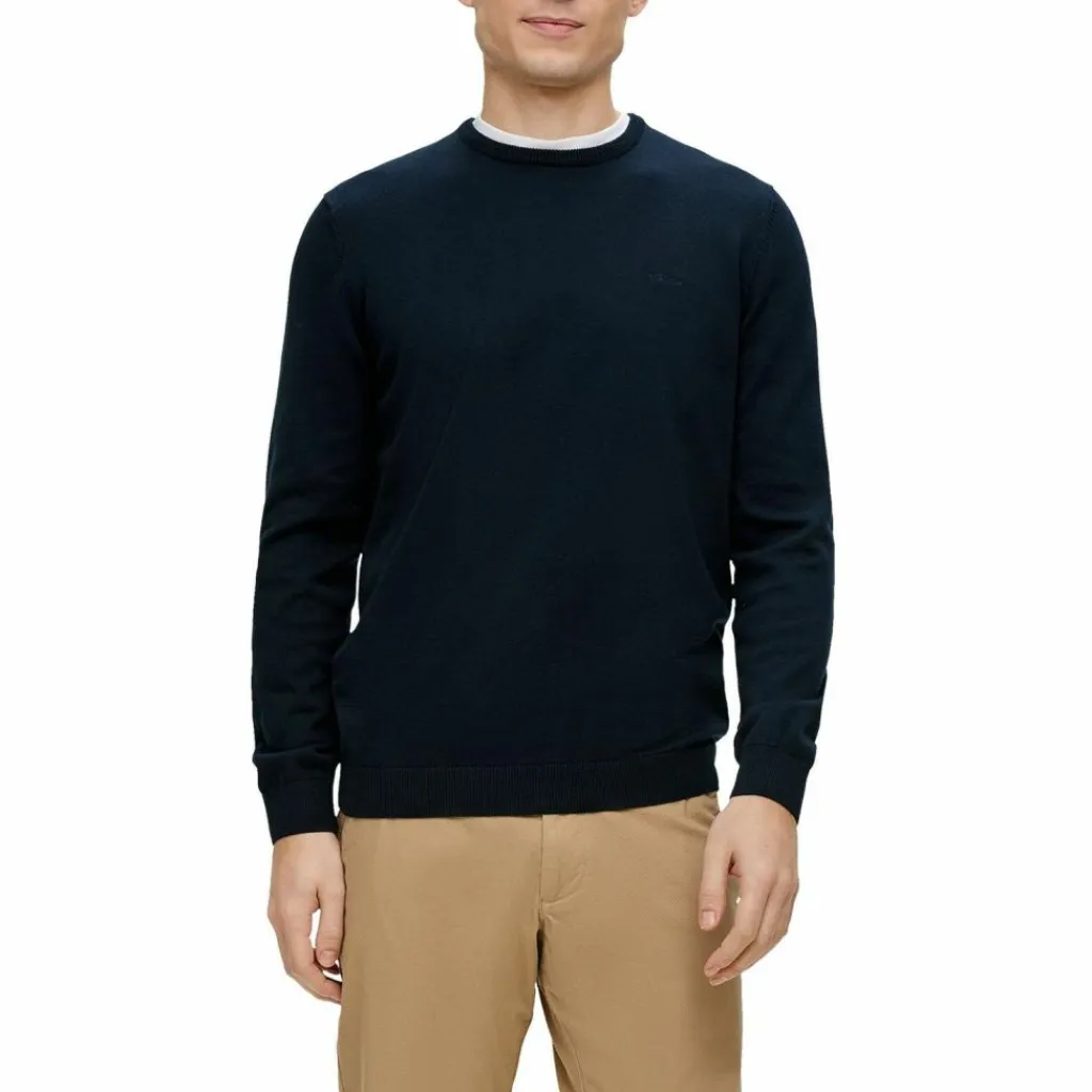 S.OLIVER Pullover & Sweats<· Strickpullover Dunkelblau
