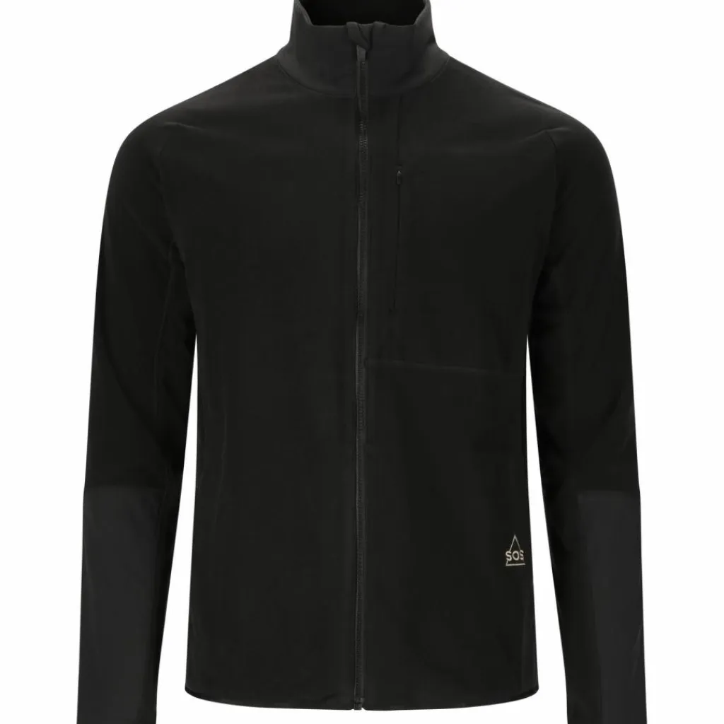 SOS Fleecejacken<· Bromo 1001 Black