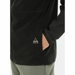SOS Fleecejacken<· Bromo 1001 Black