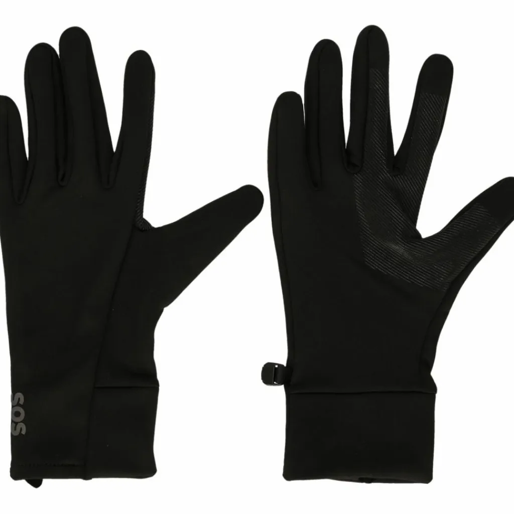 SOS Laufhandschuhe|Fahrradhandschuhe<· Espot 1001 Black