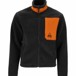 SOS Fleecejacken<· La Grave 1051 Asphalt