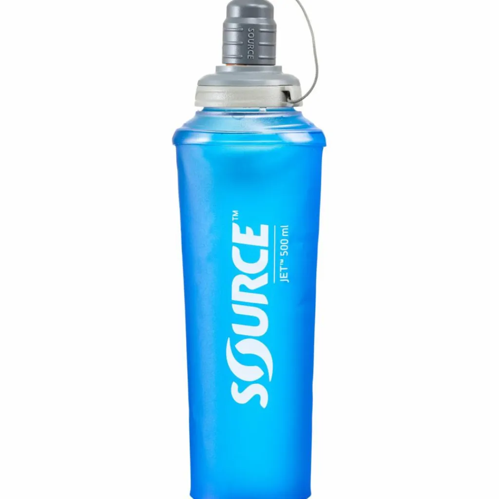 Source Trinkzubehör|Trinkzubehör<· Jet foldable bottle 0.5 Liter blue