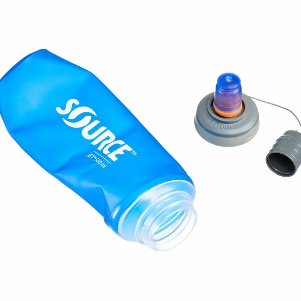 Source Trinkzubehör|Trinkzubehör<· Jet foldable bottle 0.5 Liter blue