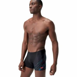 SPEEDO Schwimmen<· Hyperboom black-pictonblue-sirenred