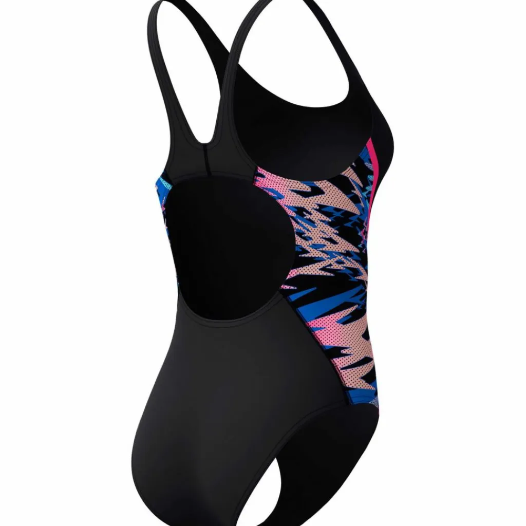 SPEEDO Schwimmen|Schwimmen<· HYPERBOOM SPLICE MUSCLEBACK blk-pnk