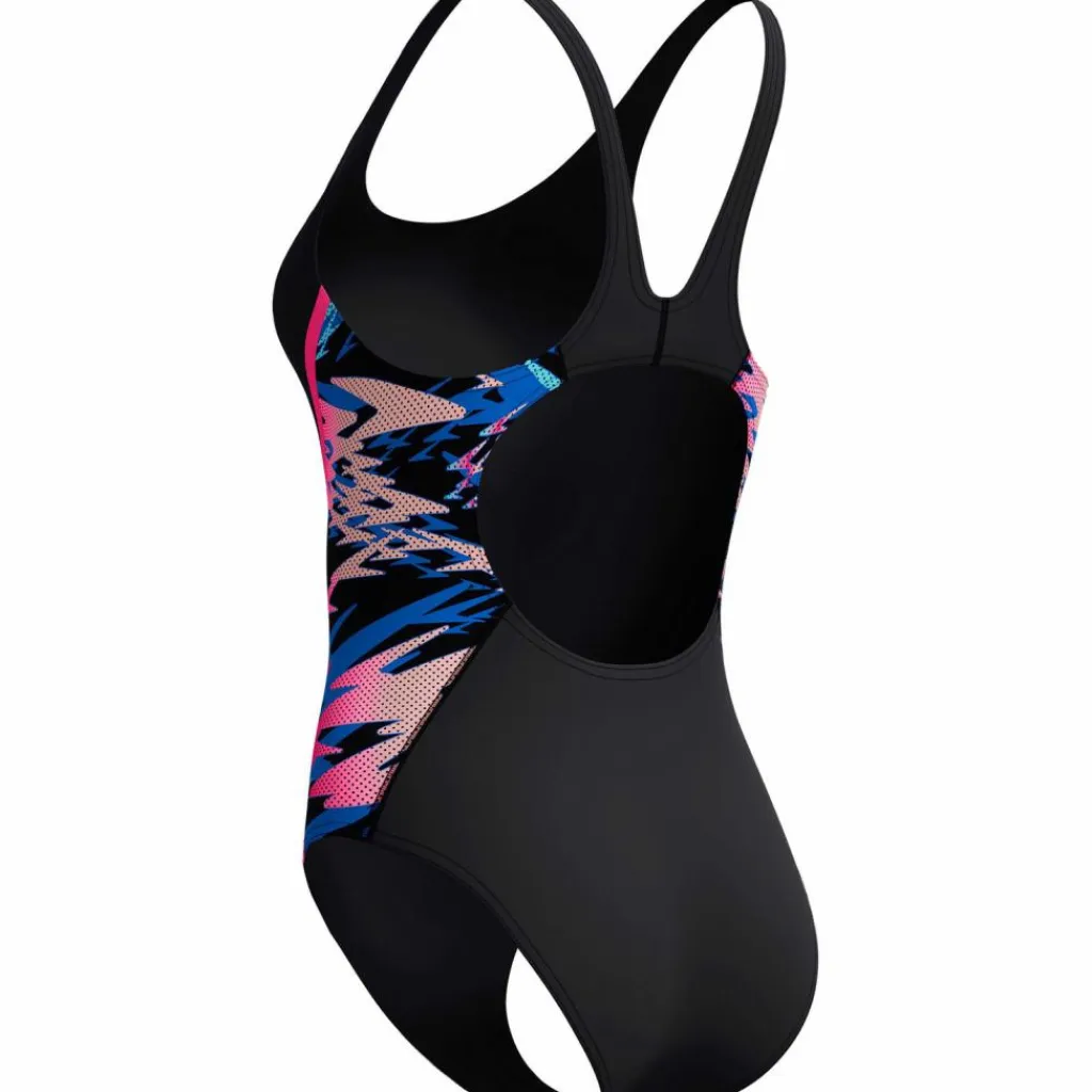 SPEEDO Schwimmen|Schwimmen<· HYPERBOOM SPLICE MUSCLEBACK blk-pnk