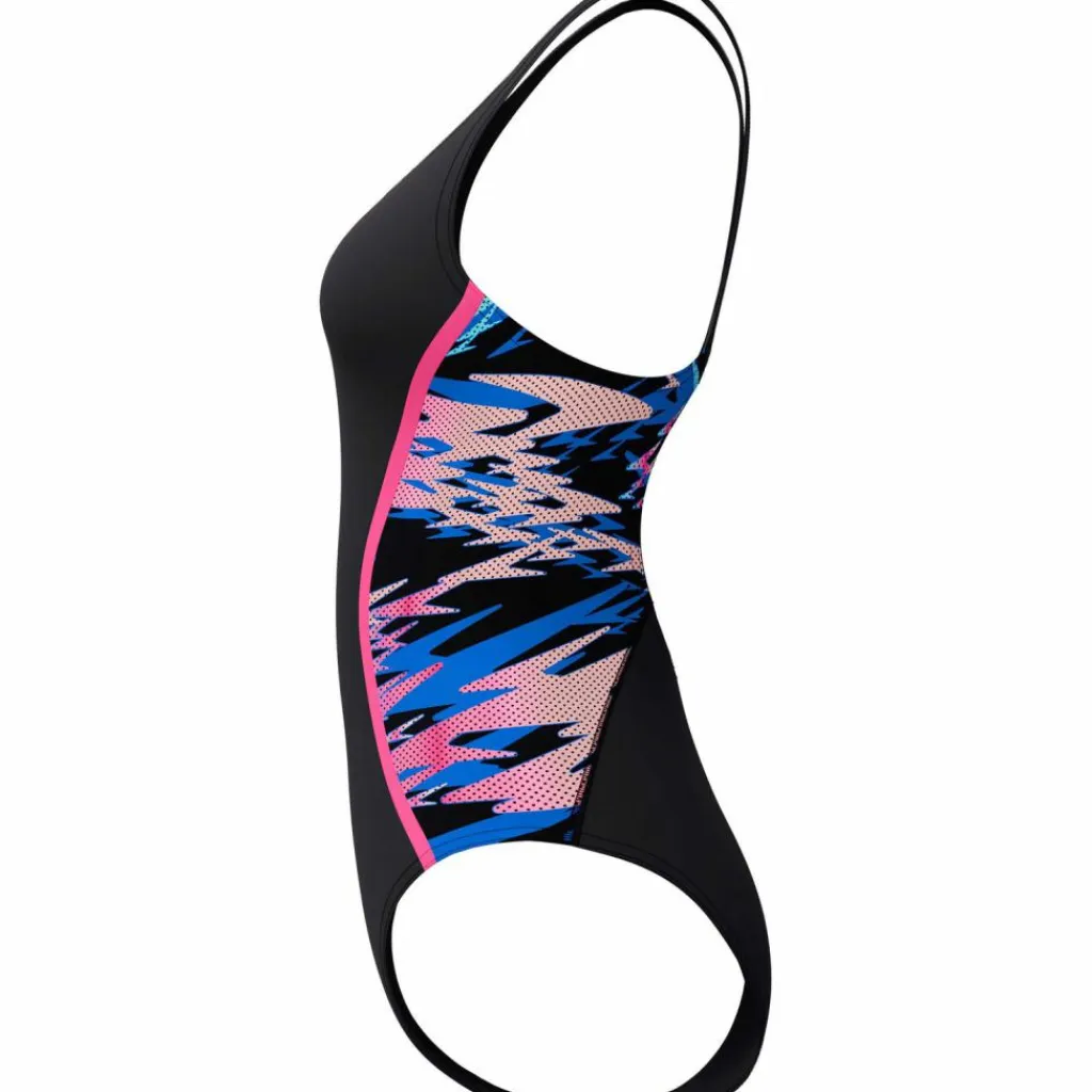 SPEEDO Schwimmen|Schwimmen<· HYPERBOOM SPLICE MUSCLEBACK blk-pnk