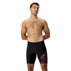 SPEEDO Schwimmen|Schwimmen<· MEDLEY LOGO blk-red