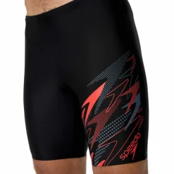 SPEEDO Schwimmen|Schwimmen<· MEDLEY LOGO blk-red