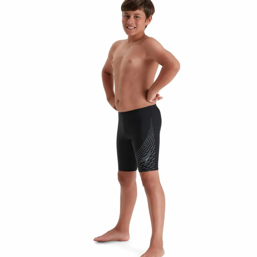 SPEEDO Schwimmen<· MEDLEY LOGO black-ardesia