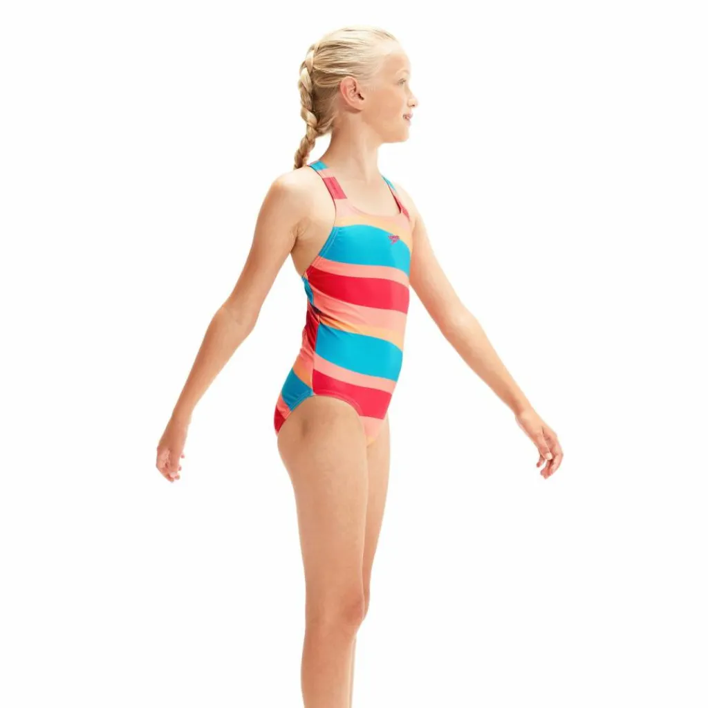 SPEEDO Schwimmen<· Printed Medalist soft coral-nectarine-aquarium