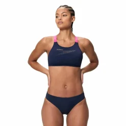 SPEEDO Schwimmen|Schwimmen<· SOLID BOOM LEADERBACK nvy