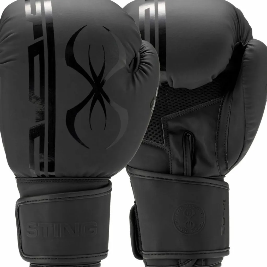 STING Boxen|Handschuhe<· ARMAPLUS BOXING GLOVES matte-blk