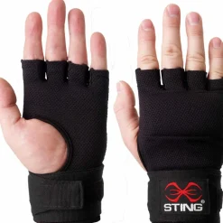 STING Boxen<· ELASTICISED QUICK WRAPS black