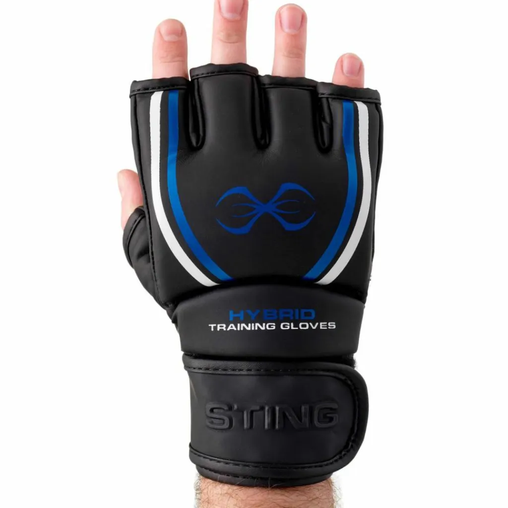 STING Boxen<· MMA Trainingsglove black blue