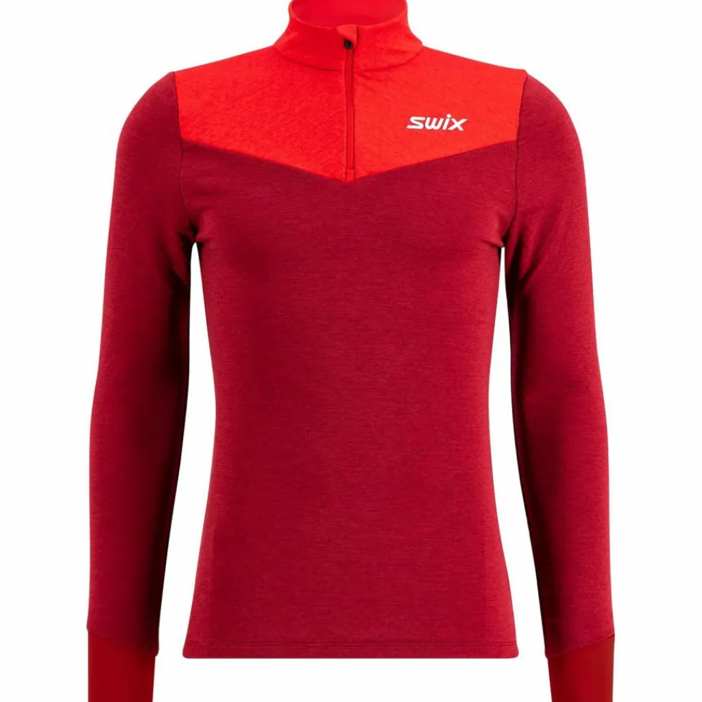 SWIX Skilanglauf<· Nordic Midlayer M rhubarb red-swix red