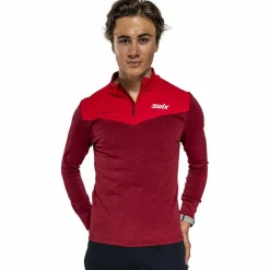 SWIX Skilanglauf<· Nordic Midlayer M rhubarb red-swix red