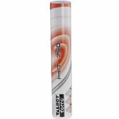 Talbot-Torro Badminton|Bälle<· Hit750 Naturfeder 12er Dose, 77er slow wei&szlig;
