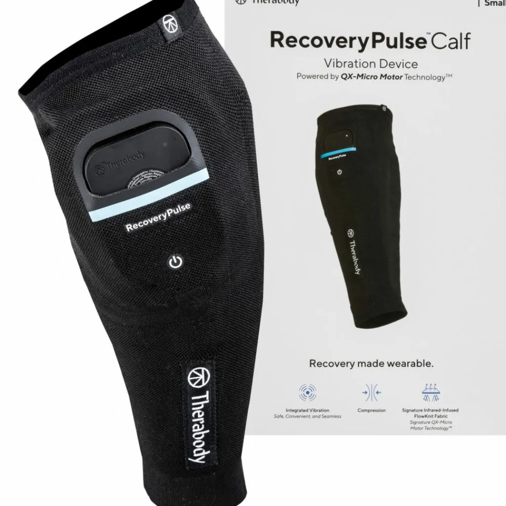 Therabody Fitnessgeräte|Fitnessgeräte<· RecoveryPulse - Calf Sleeve schwarz