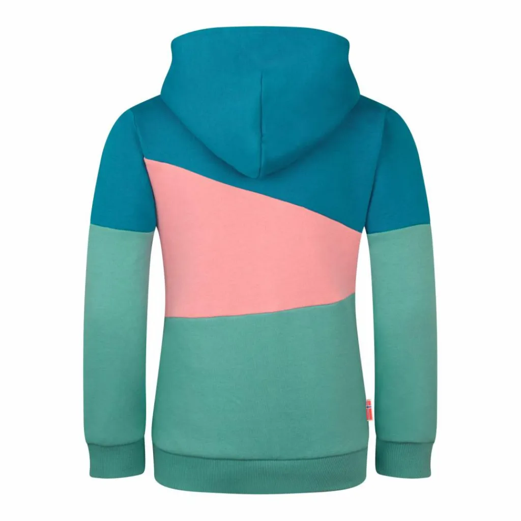 Trollkids Pullover & Sweats<· Alesund aqua nebel-hafenblau-pfingstrose