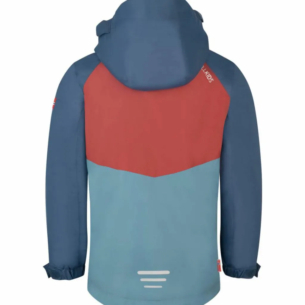 Trollkids Wandern|Jacken<· Bryggen carmin red-mystic blue-stormy blue