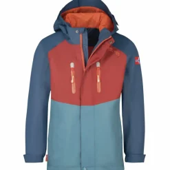 Trollkids Wandern|Jacken<· Bryggen carmin red-mystic blue-stormy blue