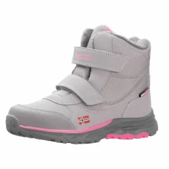 Trollkids Boots & Stiefel|Wanderschuhe<· Hafjell Silbergrau/Hellmagenta