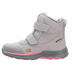Trollkids Boots & Stiefel|Wanderschuhe<· Hafjell Silbergrau/Hellmagenta