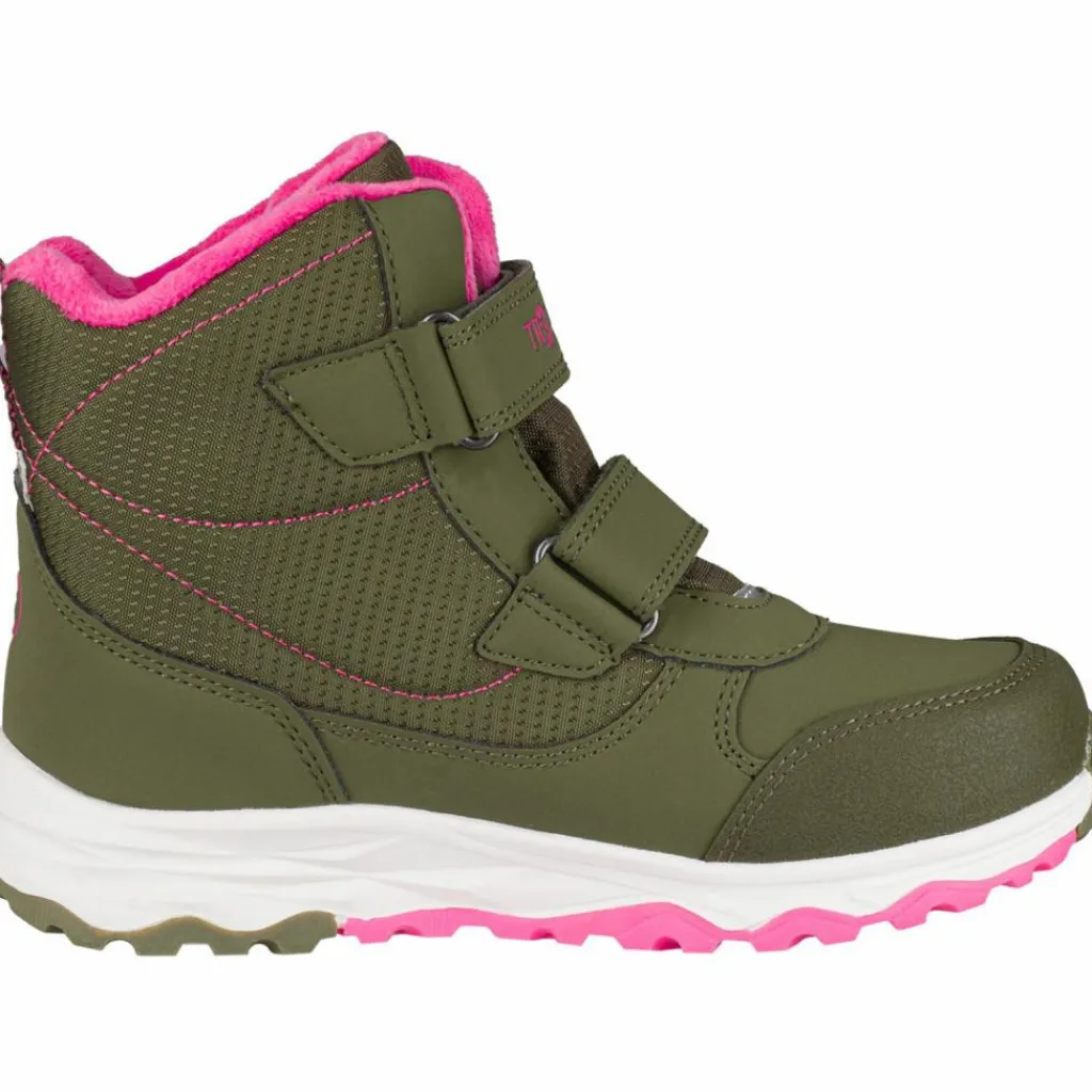 Trollkids Boots & Stiefel|Winterschuhe<· Hafjell dusky olive-light magenta