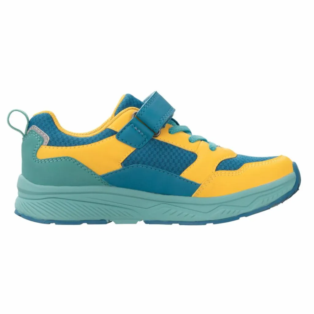 Trollkids Wanderschuhe<· Haugesund ingwer-arktikblau-dunkeltürkis
