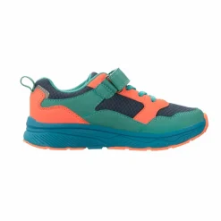 Trollkids Wandern|Sneaker<· Haugesund arktikblau-dunkles navy-gl&uuml;hendes orange
