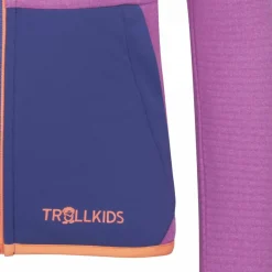 Trollkids Wandern|Jacken<· Holmedal mallow pink-violet blue