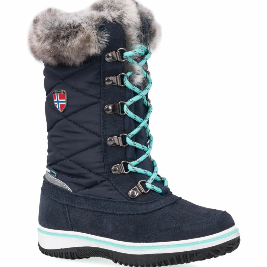 Trollkids Winterschuhe|Boots & Stiefel<· Holmenkollen navy-mint