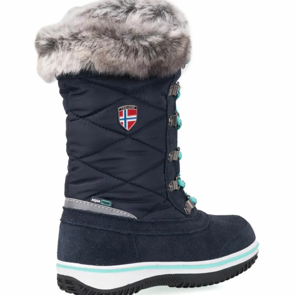 Trollkids Winterschuhe|Boots & Stiefel<· Holmenkollen navy-mint