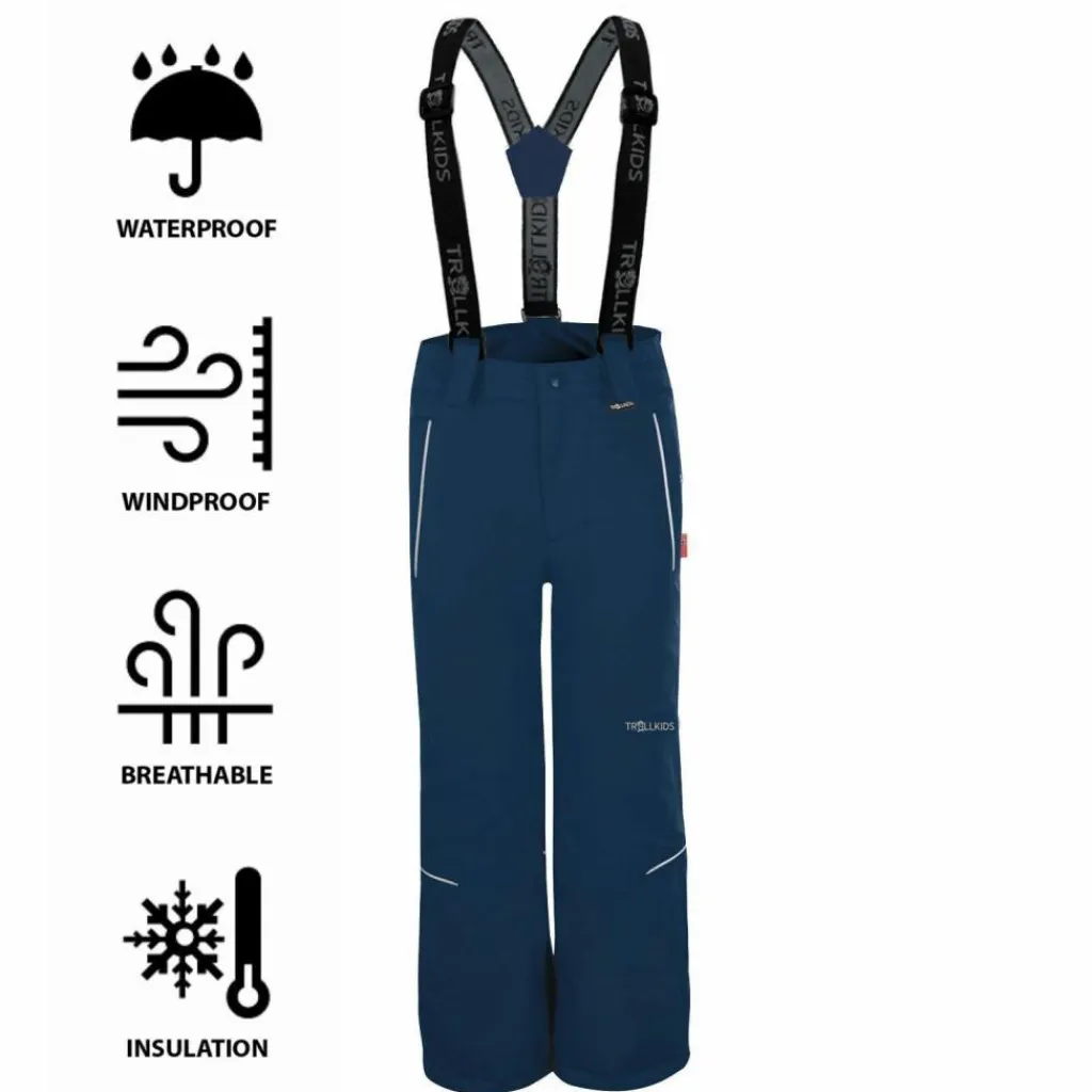 Trollkids Ski<· Holmenkollen Slim Fit Mystik Blau