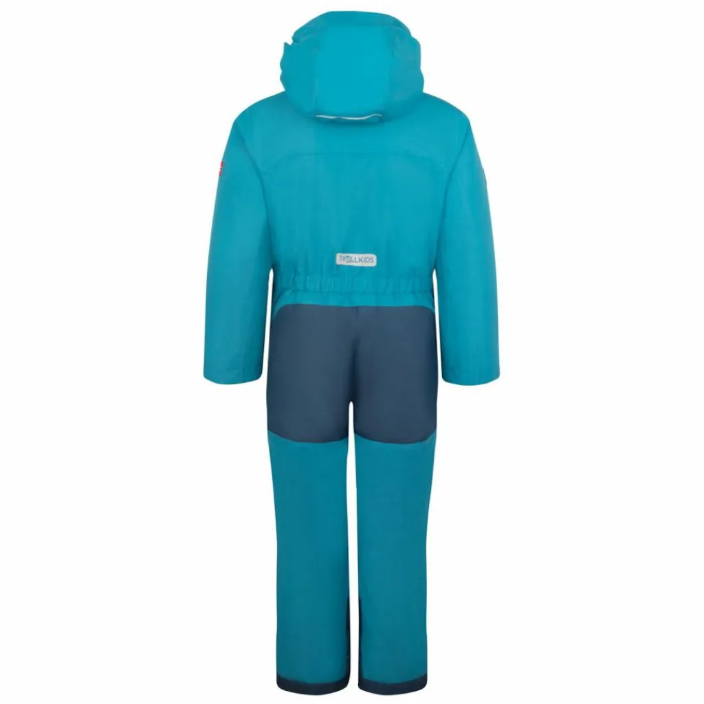Trollkids Ski<· Isfjord Dunkel Marine/Mystik Blau/Frischgrün