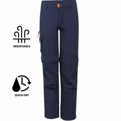 Trollkids Wandern|Hosen<· Oppland Marineblau / Orange