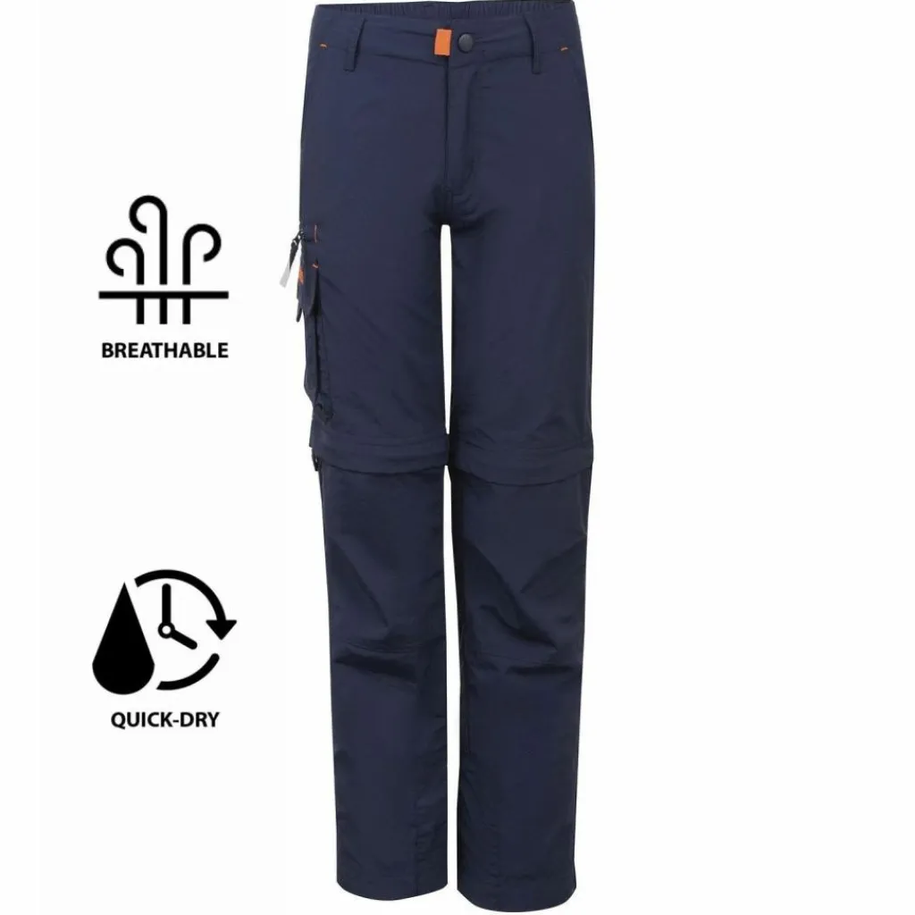 Trollkids Wandern|Hosen<· Oppland Marineblau / Orange