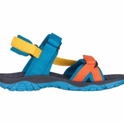 Trollkids Wanderschuhe<· Oslofjord dynamic blue-bright orange-yellow
