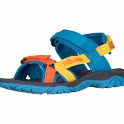 Trollkids Wanderschuhe<· Oslofjord dynamic blue-bright orange-yellow