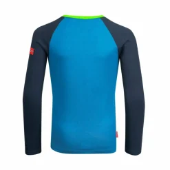 Trollkids Wandern|Shirts<· Preikestolen Mittelblau/Marineblau