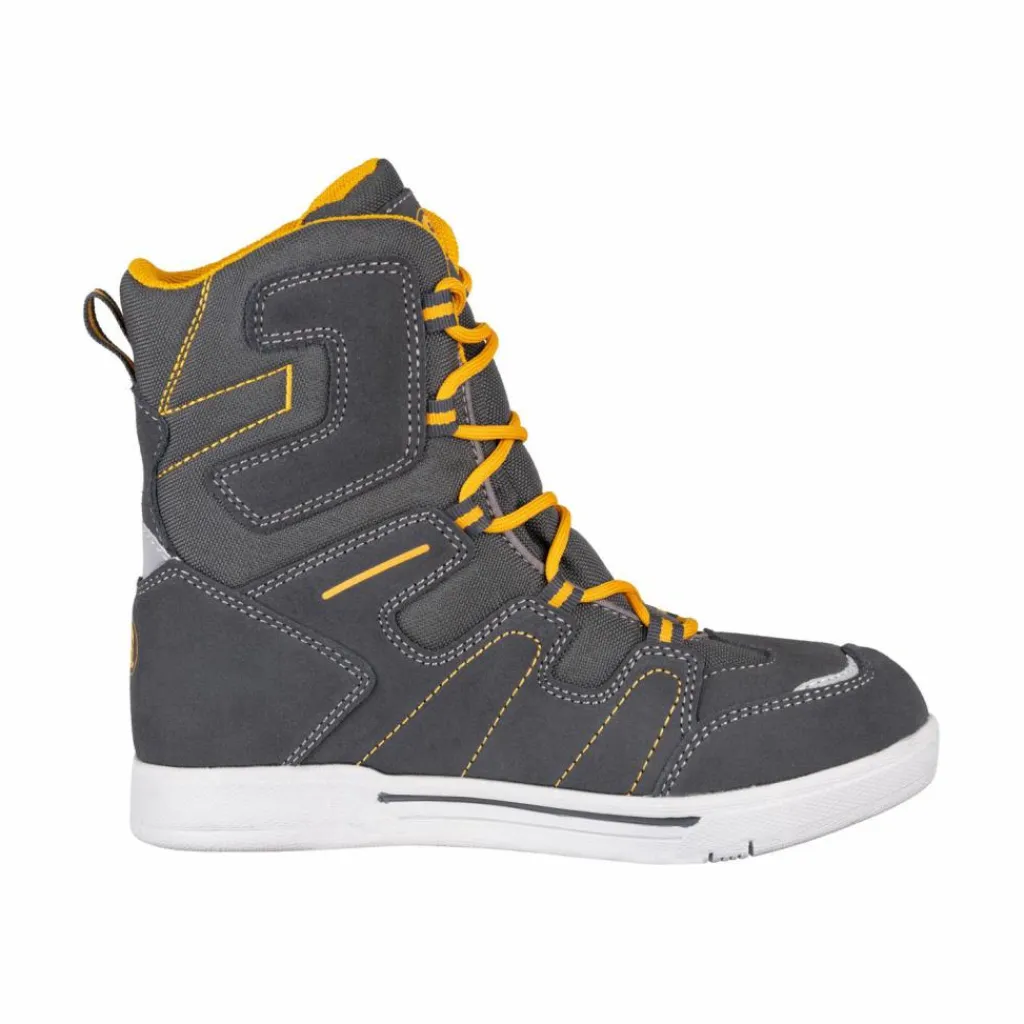 Trollkids Boots & Stiefel|Wanderschuhe<· Skanden Anthrazit/Goldgelb